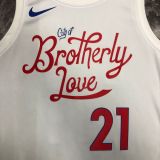 Men's Joel Embiid White Team Jersey - City Edition