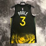 Men's JordanPoole Black Team Jersey - City Edition