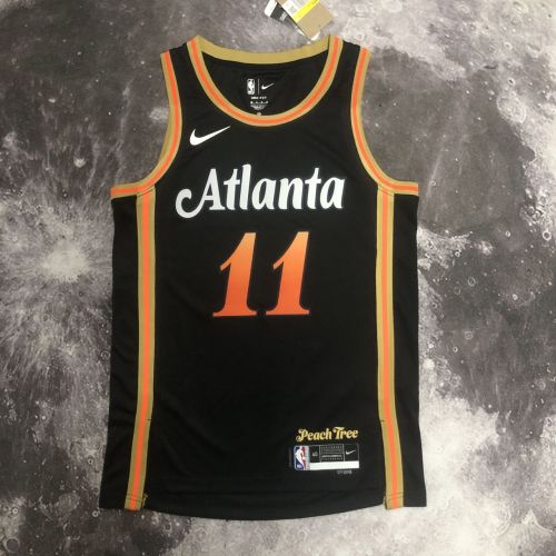 Men's Trae Young Black Team Jersey - City Edition