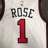 Men's Derrick·Rose White Team Jersey - City Edition