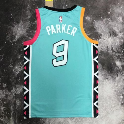 Men's Tony Parker Blue Team Jersey - City Edition