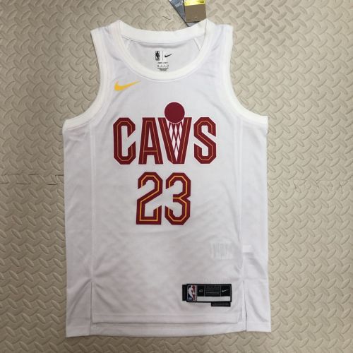 Men's LeBron Raymone James White Home Team Jersey