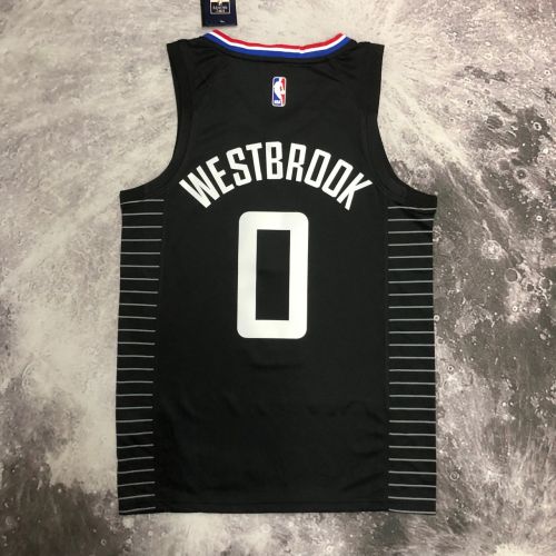 Men's Russell Westbrook Black Team Jersey - Statement Edition