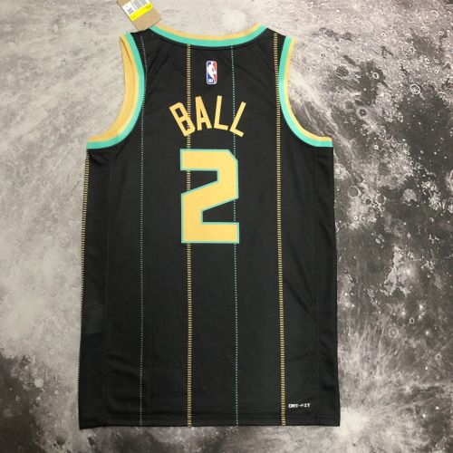 Men's LaMelo Ball Black Team Jersey - City Edition