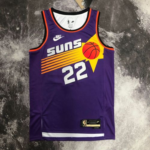 Men's DeAndre Ayton Purple Retro Team Jersey