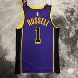 Men's D'Angelo Russell Purple Team Jersey - Statement Edition