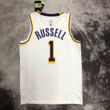 Men's D'Angelo Russell White Team Jersey