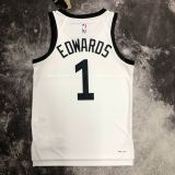 Men's Anthony Edwards White Team Jersey - City Edition