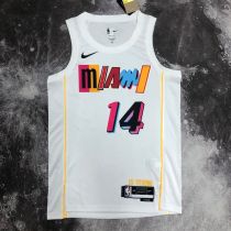 Men's Tyler Herro White Team Jersey - City Edition