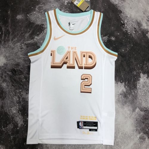 Men's Kyrie Irving White Team Jersey - City Edition