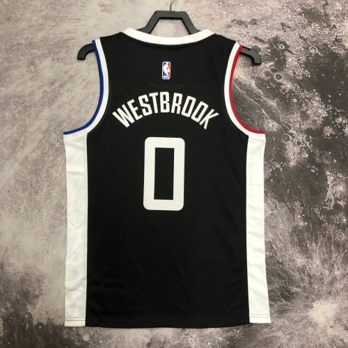 Men's Russell Westbrook Black Team Jersey