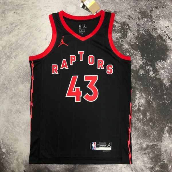 Men's Pascal Siakam Black Team Jersey - Statement Edition