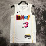 Men's Bam Adebayo White Team Jersey - City Edition
