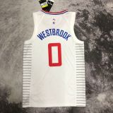 Men's Russell Westbrook White Team Jersey