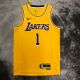 Men's D'Angelo Russell Yellow Team Jersey
