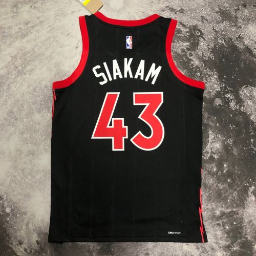 Men's Pascal Siakam Black Team Jersey - Statement Edition