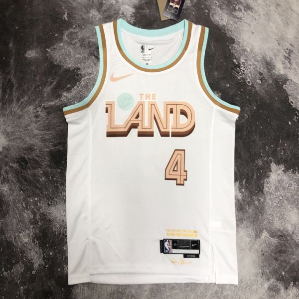 Men's Evan Mobley White Team Jersey - City Edition
