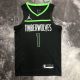 Men's Anthony Edwards Black Team Jersey - Statement Edition