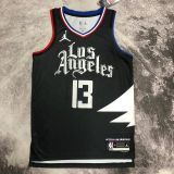 Men's Paul George Black Team Jersey - Statement Edition