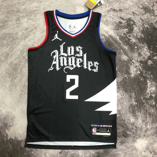 Men's Kawhi Leonard Black Team Jersey - Statement Edition