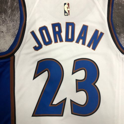 Men's Michael Jordan White Retro Team Jersey