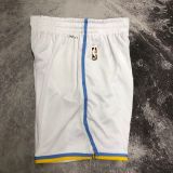 Men's White Retro Team Shorts