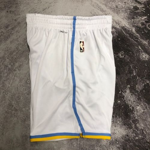 Men's White Retro Team Shorts