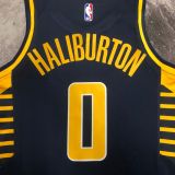 Men's Tyrese Haliburton Black Away Team Jersey