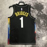 Men's Mikal Bridges Black Team Jersey