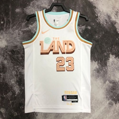 Men's LeBron Raymone James White Team Jersey - City Edition