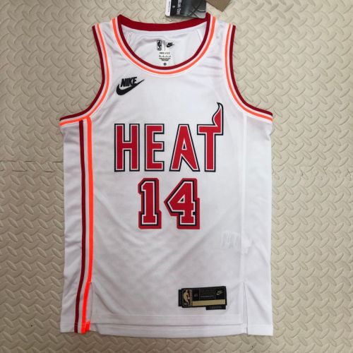 Men's Tyler Herro White Retro Team Jersey