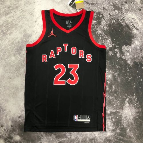 Men's Fred VanVleet Black Team Jersey - Statement Edition