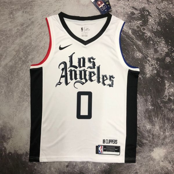 Men's Russell Westbrook White Team Jersey
