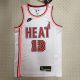 Men's Bam Adebayo White Retro Team Jersey