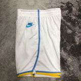 Men's White Retro Team Shorts