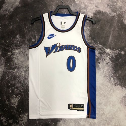 Men's Gilbert Arenas White Retro Team Jersey