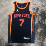 Men's Carmelo Anthony Black Team Jersey - Statement Edition
