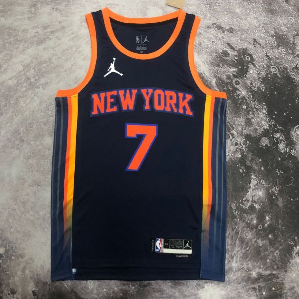 Men's Carmelo Anthony Black Team Jersey - Statement Edition