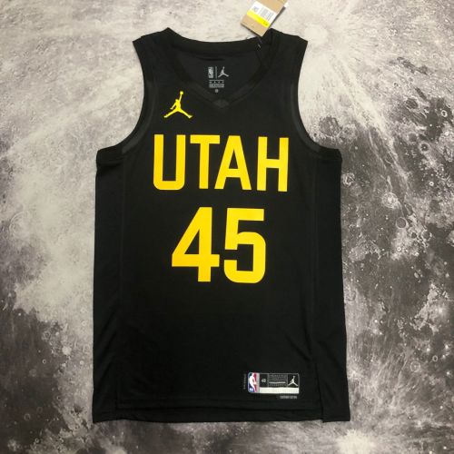 Men's Donovan Mitchell Black Team Jersey - Statement Edition