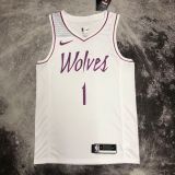 Men's Anthony Edwards White Team Jersey
