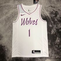 Men's Anthony Edwards White Team Jersey
