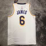 Men's LeBron James White Team Jersey
