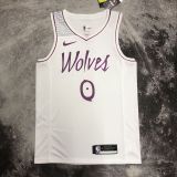 Men's D'Angelo Russell White Team Jersey