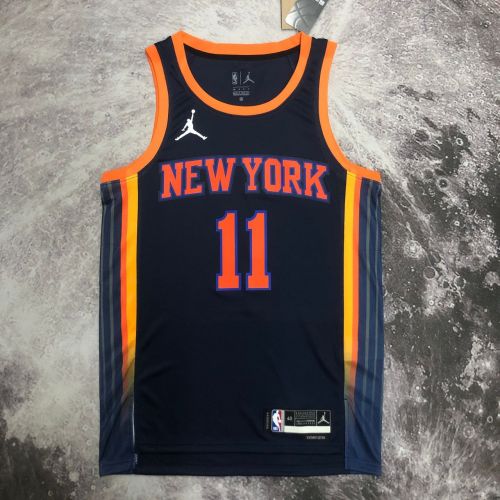 Men's Jalen Brunson Black Team Jersey - Statement Edition