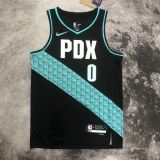 Men's Damian Lillard Black Team Jersey - City Edition