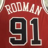Men's Dennis Rodman Red Team Jersey