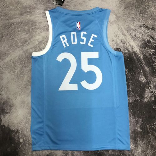 Men's Derrick Rose Blue Team Jersey