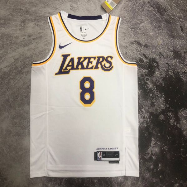 Men's Kobe Bryant White Team Jersey