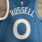Men's D'Angelo Russell Blue Team Jersey