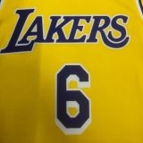Men's LeBron James Yellow Team Jersey